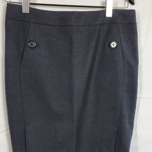 The Limited charcoal grey pencil skirt